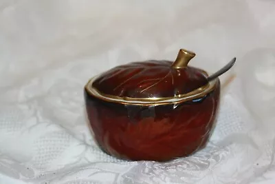 Buy Vintage Carlton Ware Rouge Royale RARE Sugar Bowl & Spoon Made In England • 19.17£