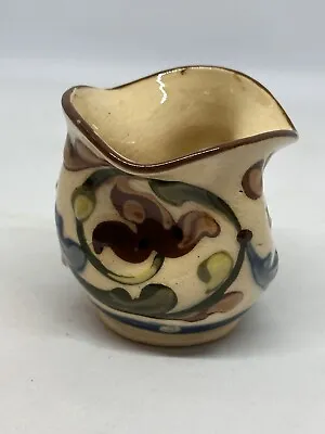 Buy Aller Vale Torquay Pottery Pot Vase Squashed Pot Floral Pattern 7cm • 4.99£
