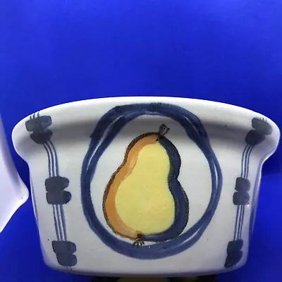 Buy Scottish 50s/60s Buchan Stoneware Lidded Casserole Brittany Pattern Apples&pears • 15£