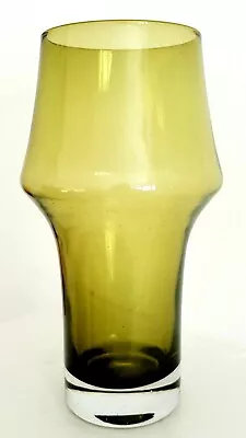 Buy Tamara Aladin Finland 🇫🇮 1960's Green Glass Vase  • 18£