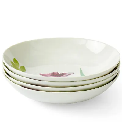 Buy Portmeirion Water Garden Pasta Bowls Porcelain Dishwasher Safe Set Of 4 • 28.10£