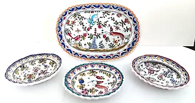 Buy Berardos Scarl Ceramic Dishes Handpainted Portugal • 20£
