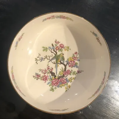 Buy Vintage Ducal Ware England Parrot Floral Serving Bowl Birds  • 28.46£