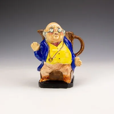 Buy Vintage Burleigh Ware Pottery - Hand Painted Mr Pickwick Toby Jug • 19.99£