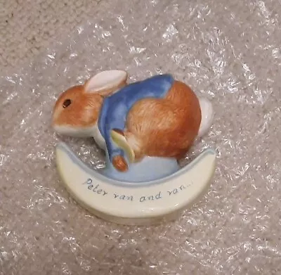 Buy Vintage Peter Rabbit Enesco Rocking Money Box 2002 Beatrix Potter Ceramic • 7.99£