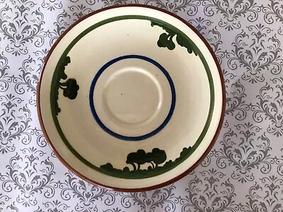 Buy Vintage Dartmouth Devon England Hand Made 4 Tree Pottery Plate • 11.34£