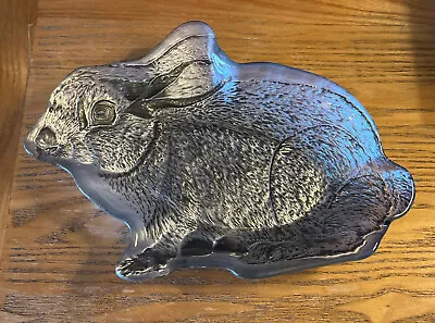 Buy Silver Glass Turkish Glass Rabbit -Candy / Sweet Dish Great Item See Description • 10£