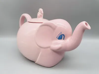 Buy Rare Carlton Ware Pink Elephant Teapot With Mouse Lid Vintage Novelty 1980's • 29.95£