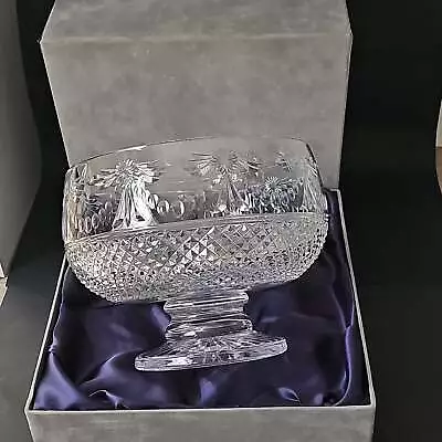 Buy Stunning Vintage Large 10  Stuart Crystal Beaconsfield Footed Pedestal Bowl. • 439.99£