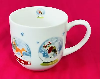 Buy Laura Ashley, Multicoloured Snow Globe Design Porcelain Mug • 8£