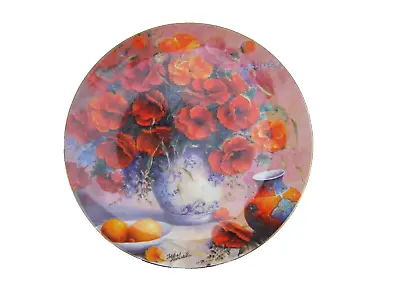 Buy Wedgwood Music Of Flowers Scarlet Serenade Bone China 8  Plate Vintage 1996 • 9.49£