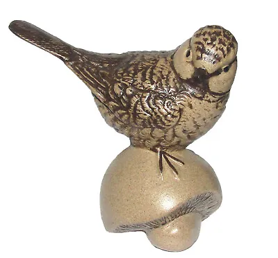 Buy Poole Pottery Figurine Bird ' Blue Tit Sitting On Mushroom ' Ornament  (7938) • 25.99£