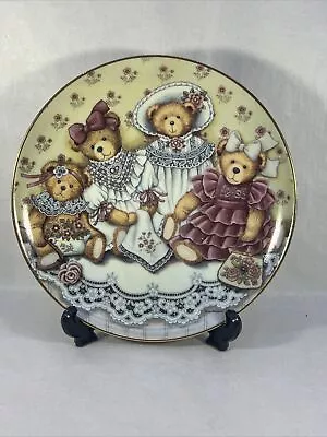 Buy Teddy Bear Sunday Best The Franklin Mint Fine Porcelain Collectible Plate • 15.50£