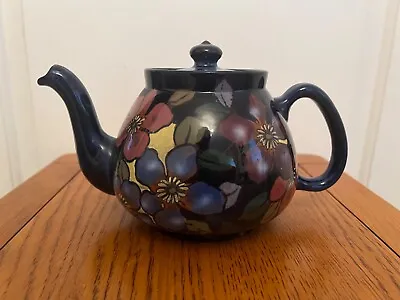 Buy Antique Royal Stanley Ware Jacobean Art Nouveau Teapot, Clematis Pattern No. 862 • 32.50£