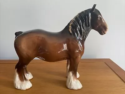 Buy Beswick Shire Horse Large Vintage Figurine Ornament Model 818 Arthur Gredington • 40£