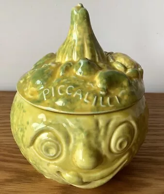 Buy Sylvac Pottery Piccalilli Face Pot Jar No. 4752 • 15.50£