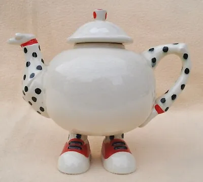 Buy LIMITED EDITION KAREN WHEATLEY HAND PAINTED NOVELTY POTTERY TEAPOT #  No 1 • 24.97£