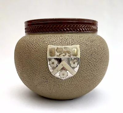 Buy Alma Mater Tobacco Jar, Trinity College Cambridge, Antique Lovatts Langley Ware • 45£
