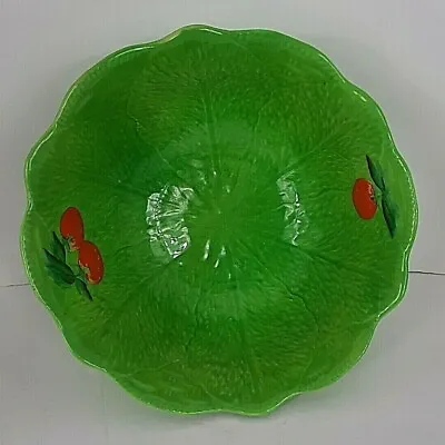 Buy Beswick Ware Lettuce Cabbage Leaf Bowl With Tomatoes Large Vintage • 19.29£