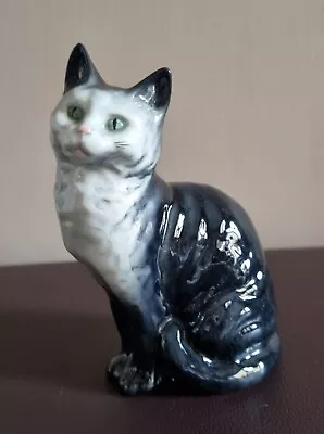 Buy Beswick Grey Tabby Cat Figurine 1030 Sitting Collectable Gift For Cat Lover • 26.90£