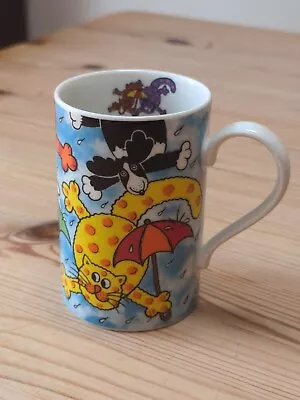 Buy 'Raining Cats And Dogs' Stoneware Mug By Dunoon Design By Jane Brookshaw • 10£