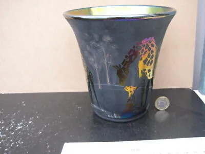 Buy Fenton Usa Art Glass Ltd Ed Black Art Carnival Glass Brightbill Mothers Love • 49.99£