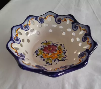 Buy Faireal Alcobaca Portugal Hand Painted Dish • 1.99£