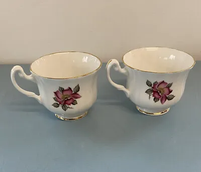 Buy Pair Of Vintage Hamilton Tea Cups Fine Bone China • 2.50£