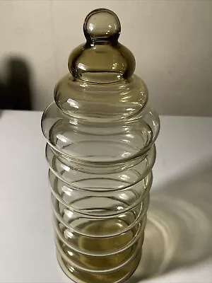 Buy Vintage Holmegaard Apothecary Jar Jacob Bang Danish Beehive 10.5  T • 84.84£