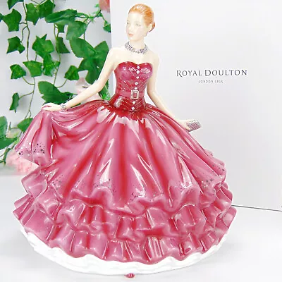 Buy Boxed Royal Doulton Figurine Evening Rendezvous HN5788 Swarovski Crystals Lady • 219.99£
