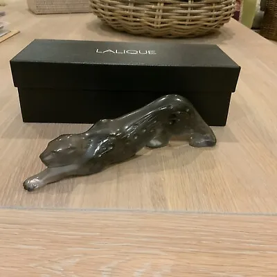 Buy Lalique Crystal Small Zeila Grey Panther Sculpture #10491800 Brand Nib Save$ F/s • 425£