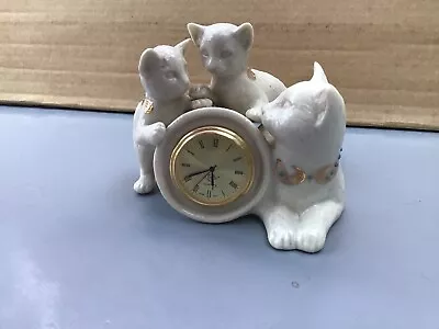 Buy Lenox China Jewels  Collection   Cat & Kittens With Clock • 15.99£