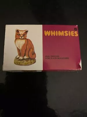 Buy Wade Whimsie Whimsies 1971-84 Boxed Cat • 0.99£