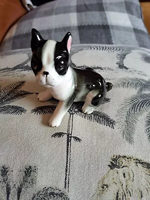 Buy FRENCH BULL DOG CHINA FIGURE/ORNAMENT 3.5  TALL Made In Japan • 2.99£