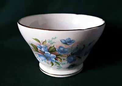 Buy Royal Sutherland Sugar Bowl Fine Bone China Tea Set Sugar Basin Blue Flowers • 23.95£