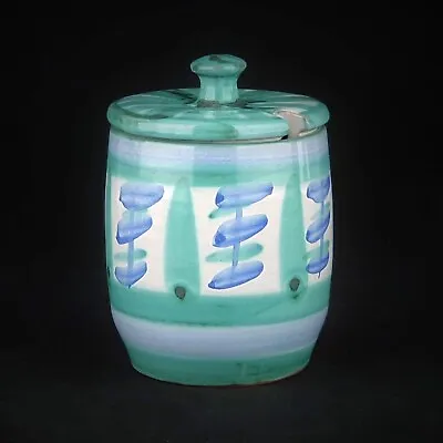 Buy Vintage 1965 Tintagel Studio Pottery Cornwall Lidded Preserve Pot • 11£