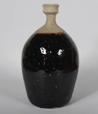 Buy A Beautiful Early PETER VOULKOS Speckled Glaze Pottery Bottle Vase Mid-Century • 1,657.65£