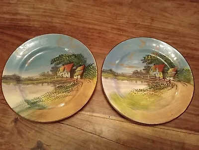 Buy Matching Pair Of Royal Doulton Farm Scene Decorative Plates • 10£