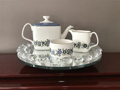 Buy Royal Doulton English Bone China Esprit Design Tea Pot Sugar Bowl And Creamer • 50.67£