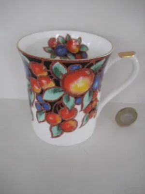 Buy Queens Fine Bone China Tea Coffee Mug Covent Garden Fruit Design Made In England • 14.99£