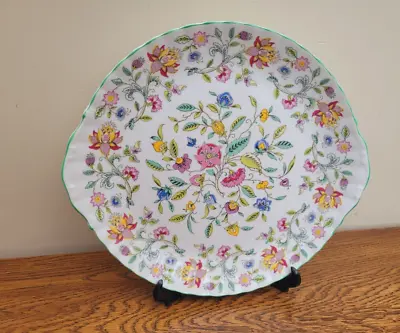 Buy Minton Haddon Hall Fluted XL Cake Bread Plate 12 1/4  • 24£