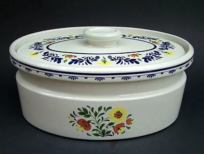Buy Wedgwood Breton Pattern Oven To Table Lg Oval Vegetable Dish & Lid 27cm - In VGC • 25£