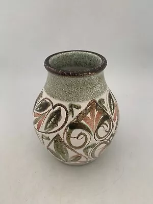 Buy Denby Pottery Glyn Colledge Vintage Leaf Designed Vase 17.5cm Tall #GL • 16.14£