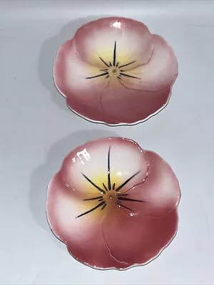 Buy 2x Adderley Fine Bone China, Pink Flower - Side Plates, 11.5cm Wide • 7.50£