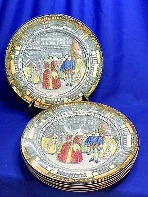 Buy Royal Doulton China Old Moreton Seriesware Pattern Set Of 6 Dinner Plates • 168.52£