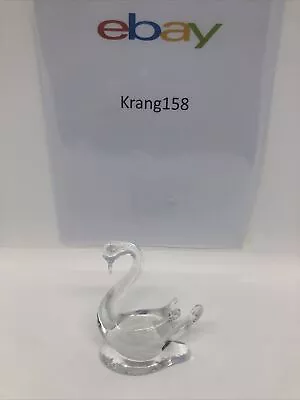 Buy Glass Swan Ornament . 4” • 12.50£