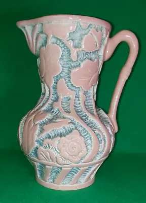 Buy Beswick Ware 694 `Running Hare`  Pitcher/Jug  C1930s In Pink Over Green • 34.99£