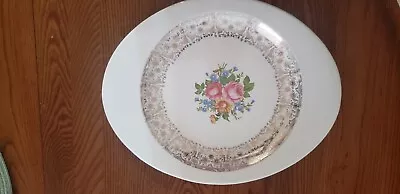 Buy The Crown China Co. Oval Plate Vintage • 25.99£