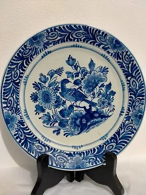 Buy Antique FA W.A. REYNDERS MARKT 45 DELFT Plate Dish • 9.99£