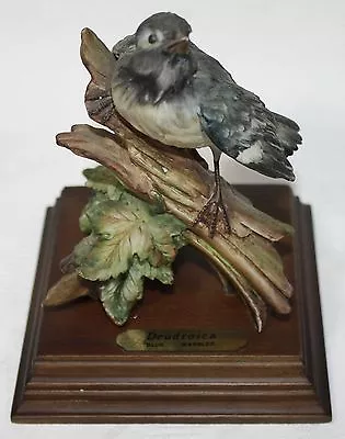Buy Vintage CapodiMonte Limited Edition Blue Warbler - Signed Figurine By Viertasca • 49.95£